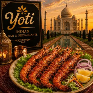 Gambas al tandoor (prawn tandoor )