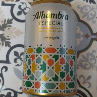 Cerveza SIN lata 330 ml Alhambra