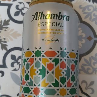 Cerveza lata 330 ml Alhambra