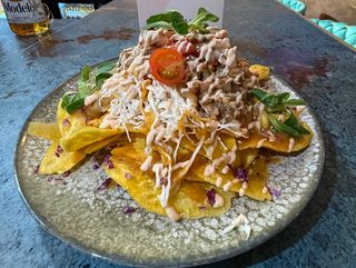 Tajadas con carne molida