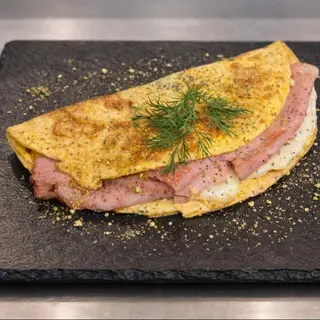 Omelette especial porchetta