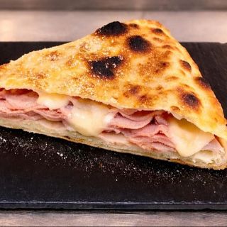 Crostino o focaccia de queso de cabra