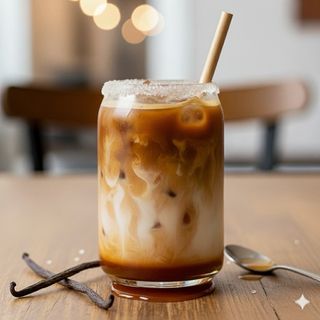 ice vanilla latte