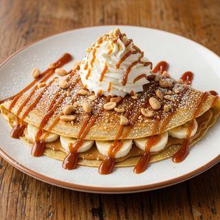 Peanut Butter Banana Crepe
