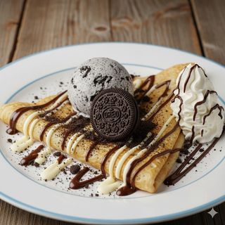 Black Cookie Crepe