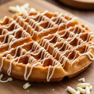 gofre chocolat blanco