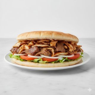 Kebab de doble carne