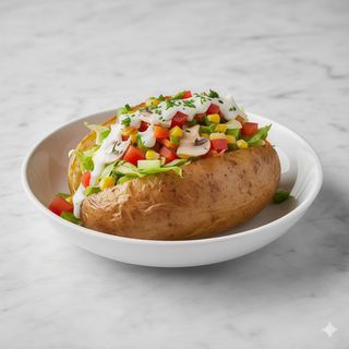 Patata asada vegetal