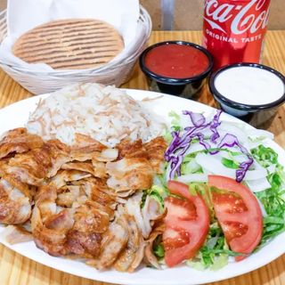 Menú plato kebab