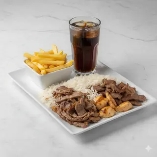 Menú plato de arroz