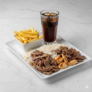 Menú plato de arroz