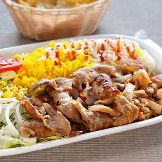 Plato arroz de pollo