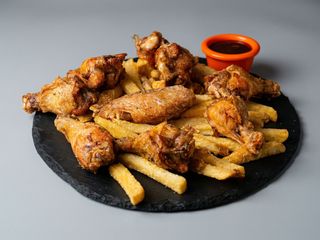 Alitas De Pollo Fritas