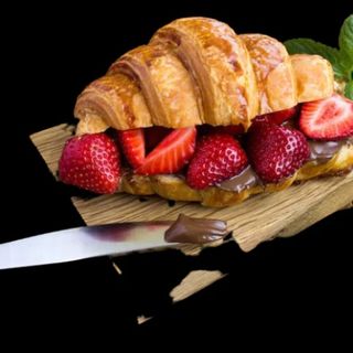 Croissant con Nutella