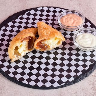 Pastel de queso con bocadillo