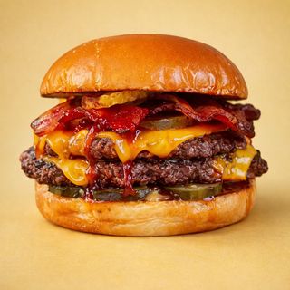 Hamburguesa doble BBQ