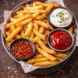 Patatas Fritas (3 Salsas)