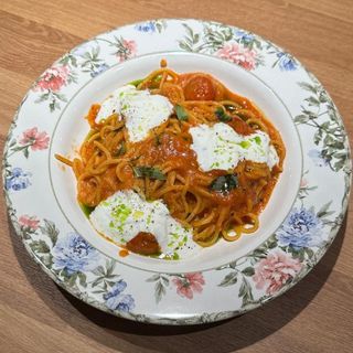 Quadri Spaghetti with San Marzano tomato sauce