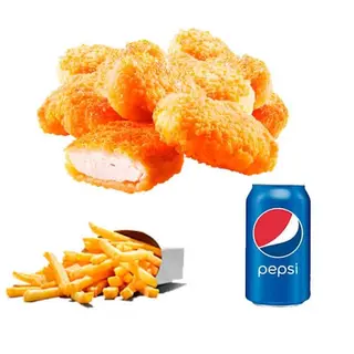 Menú Nuggets De Pollo (6 Uds.)