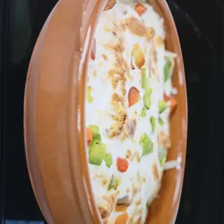 Plato kebab gratinado pequeño