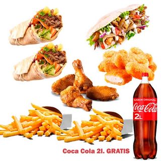 2 durum 1 pita 1 alitas 1 nuggets