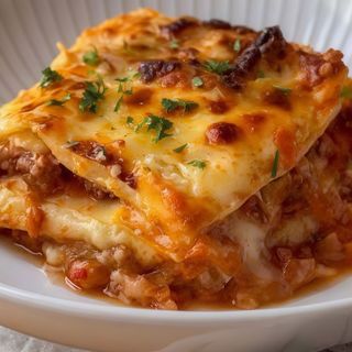 Lasaña boloñesa
