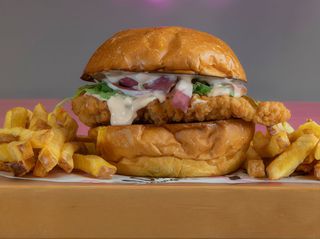 Burger Chicken Kimchi