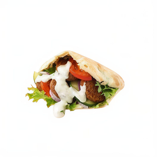 Kebab Vegetal Sin Carne Y Con Queso