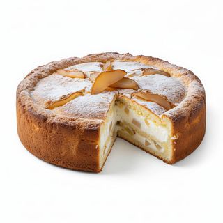 Torta De Ricotta E Pera