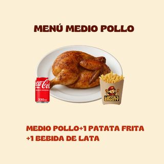 MENÚ MEDIO POLLO