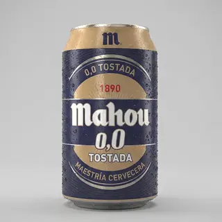 Cerveza Mahou 0.0 Tostada Lata 33cl.