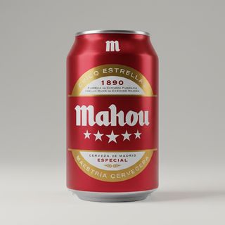 Cerveza Mahou 5 Estrellas Lata 33cl.