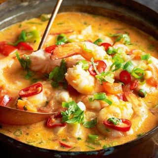 Moqueca de camarones