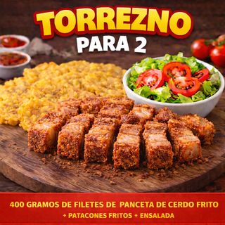 TORREZNO PARA 2 CON PATACONES
