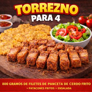 TORREZNO PARA 4 CON PATACONES