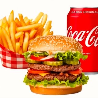 Burger Menu 5 : Burger ternera doble