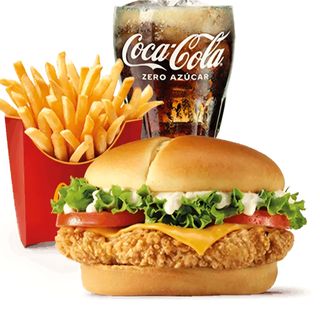 Burger Menu 1 : burger pollo simple