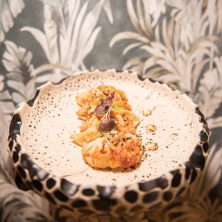 Gyozas crujientes de pollo