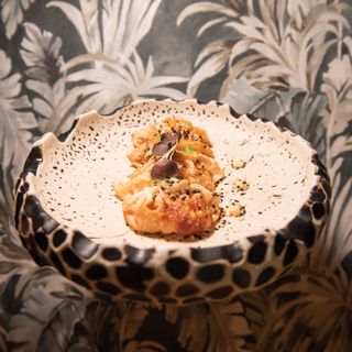 Gyozas crujientes de marisco