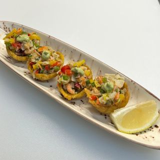 Cestitas De Patacón Con Salpicón (4 Uds.)