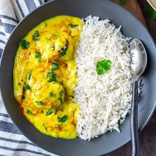 CURRY WITH RICE