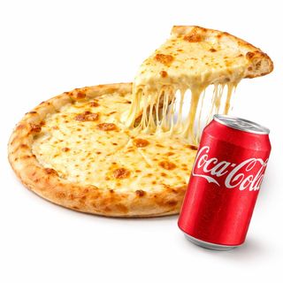 Promo Pizza Mozzarella + 1 Lata