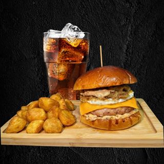 Chicken Burger+ bebida