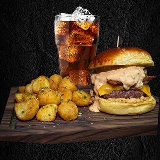 La más Z Burger + bebida