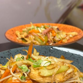 Tallarines Con Vegetales