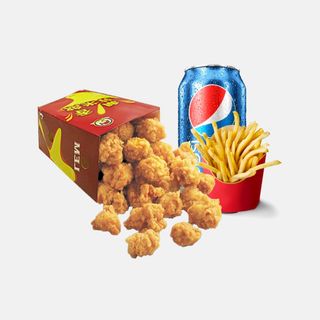 Menú pops de pollo.