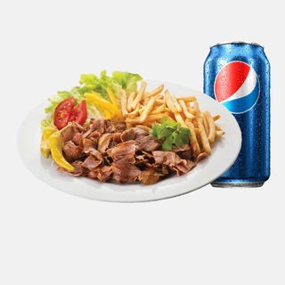 Plato grande simple.