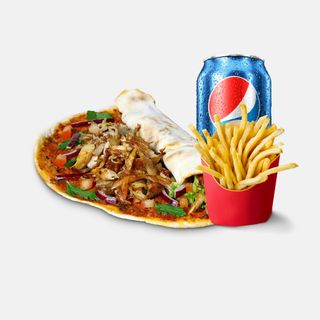 Menú Lahmacun simple.