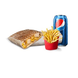 Menú taco pops de pollo.