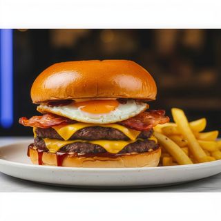 Hamburguesa Doble Bacon Smash